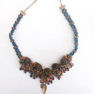 Vintage hand beaded necklace